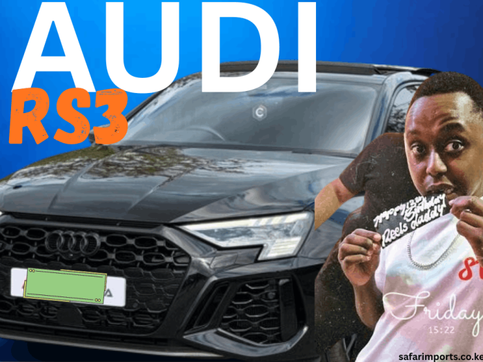 Audi RS3 in Kenya